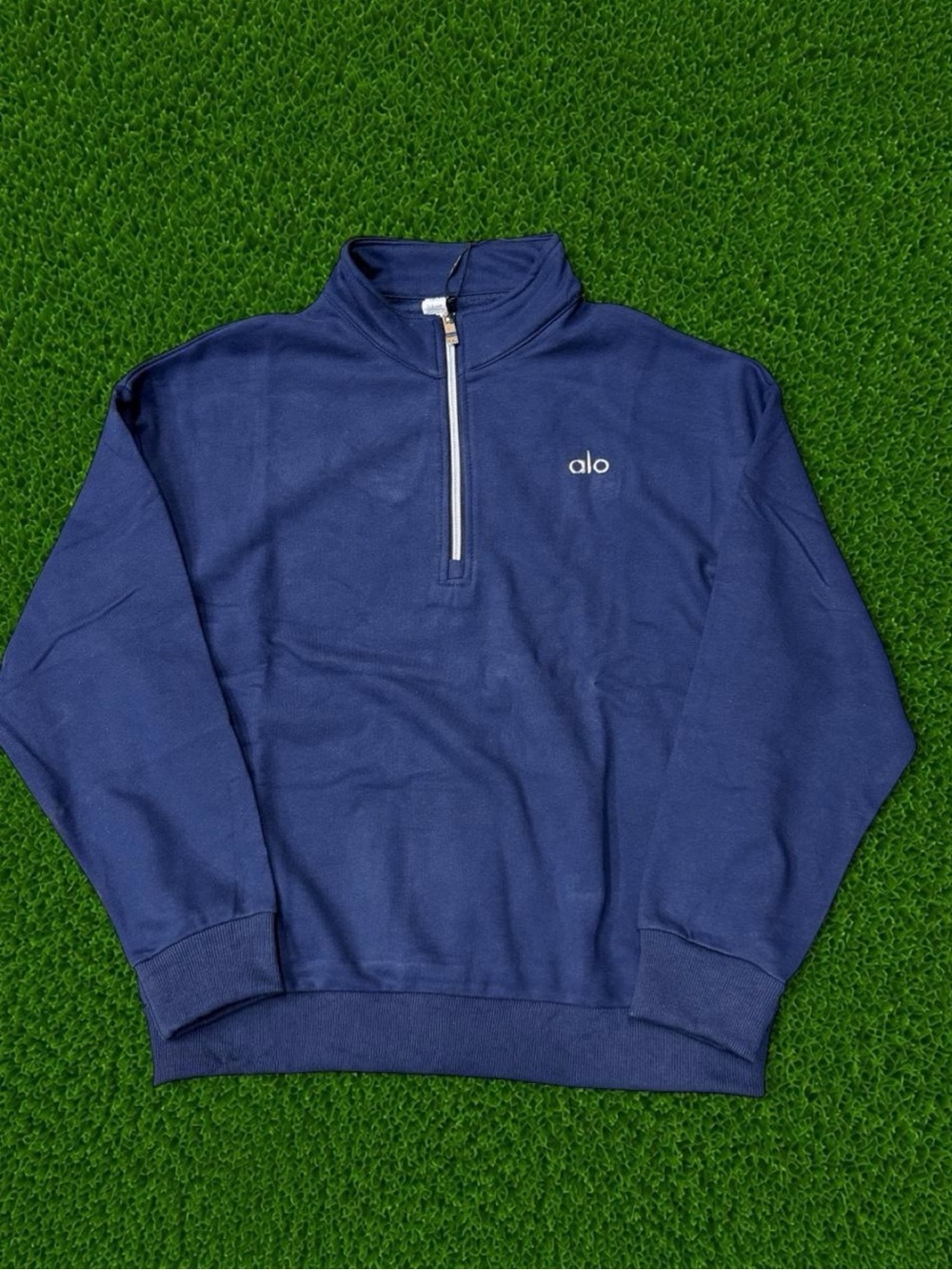 ALO Accolade Navy Quarter Zip Pullover Sizes M,L